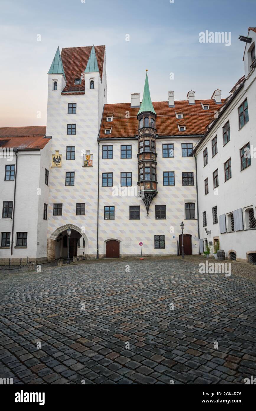 Alter Hof (Old Court) former Royal Residence - Munich, Bavaria, Germany Stock Photo