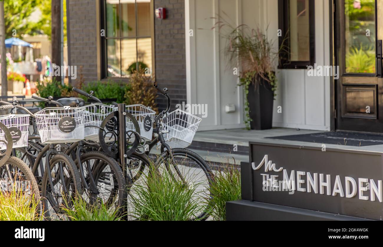 The Menhaden boutique hotel, Greenport, NY Stock Photo