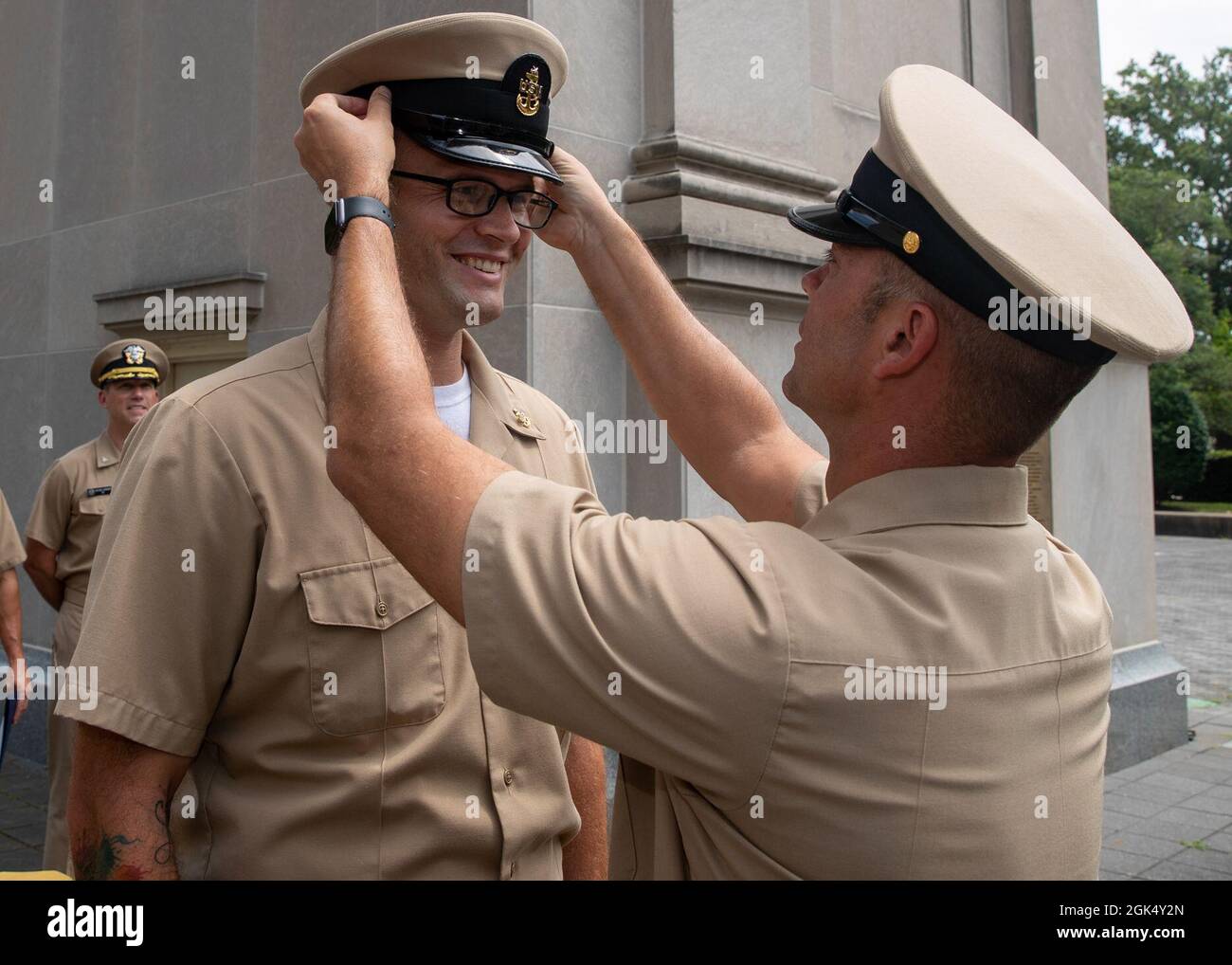 210802-N-CF847-1111 NEWPORT NEWS, Va. (August 02, 2021) - Senior Chief ...