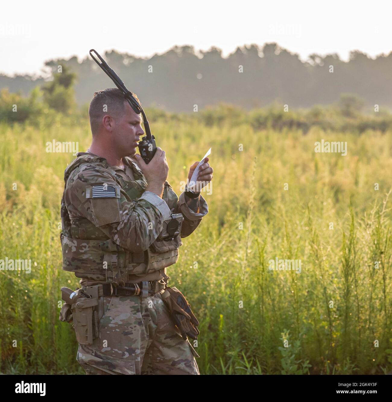 A U.S. Army Soldier assigned to the 2nd Security Force Assistance ...