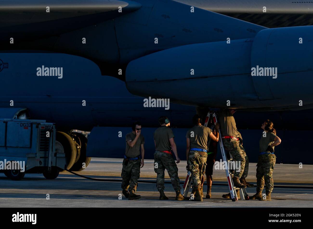 Crew chiefs assigned to the 96th and 20th Aircraft Maintenance unit ...