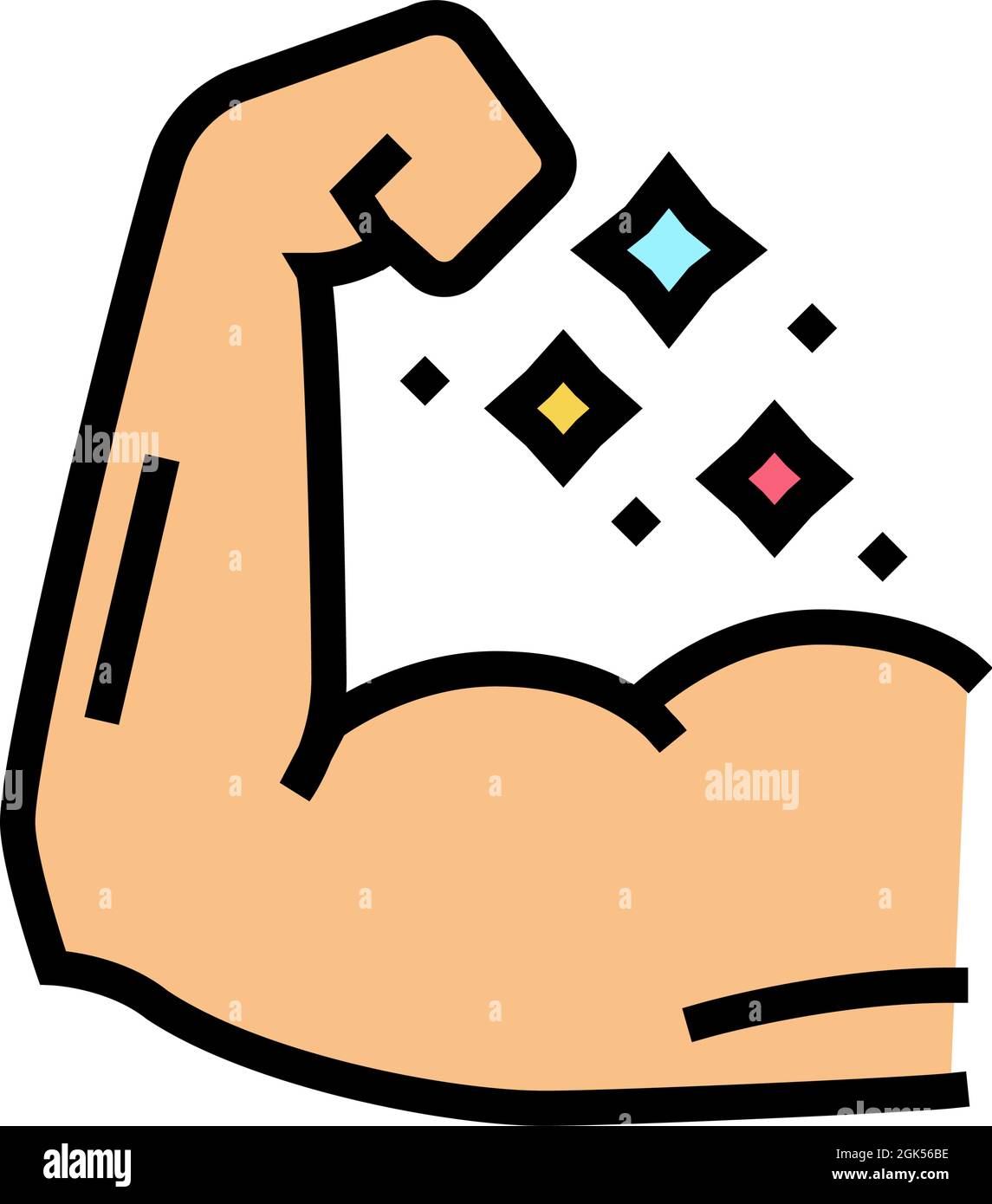 Muscle building apparatus Stock Vector Images - Alamy