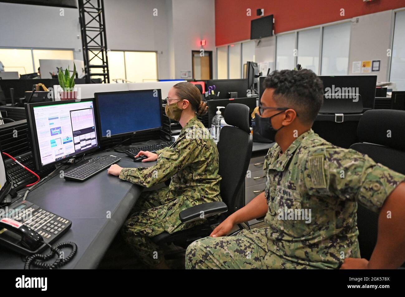 210805NHN1010022 (SUFFOLK, Va.) Navy Cyber Defense Operations