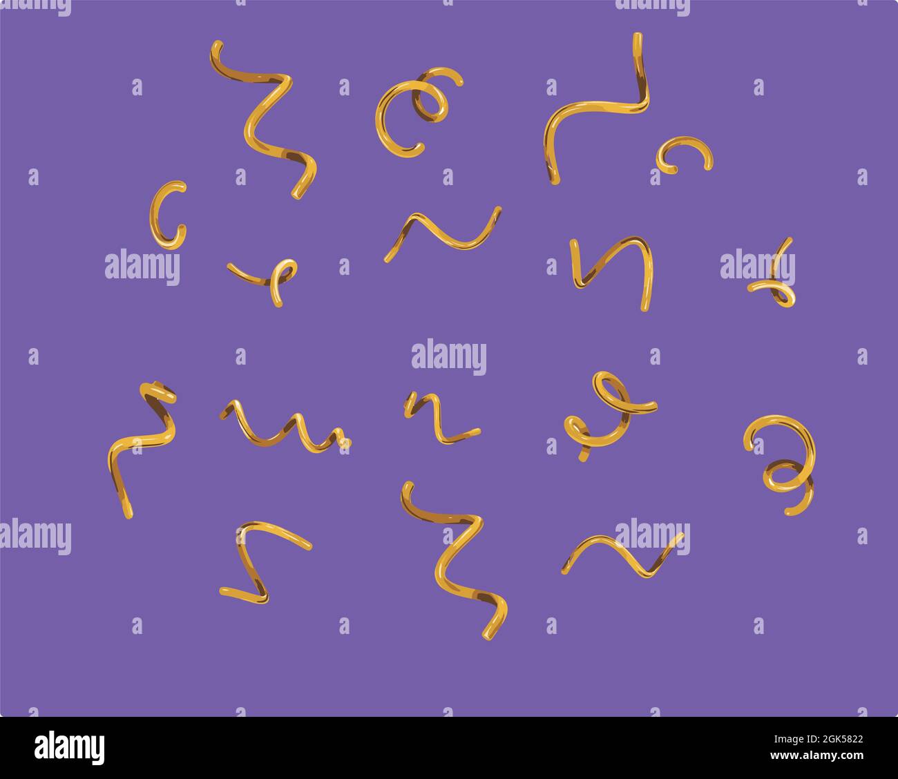 Gold foil stars vector background hi-res stock photography and images ...