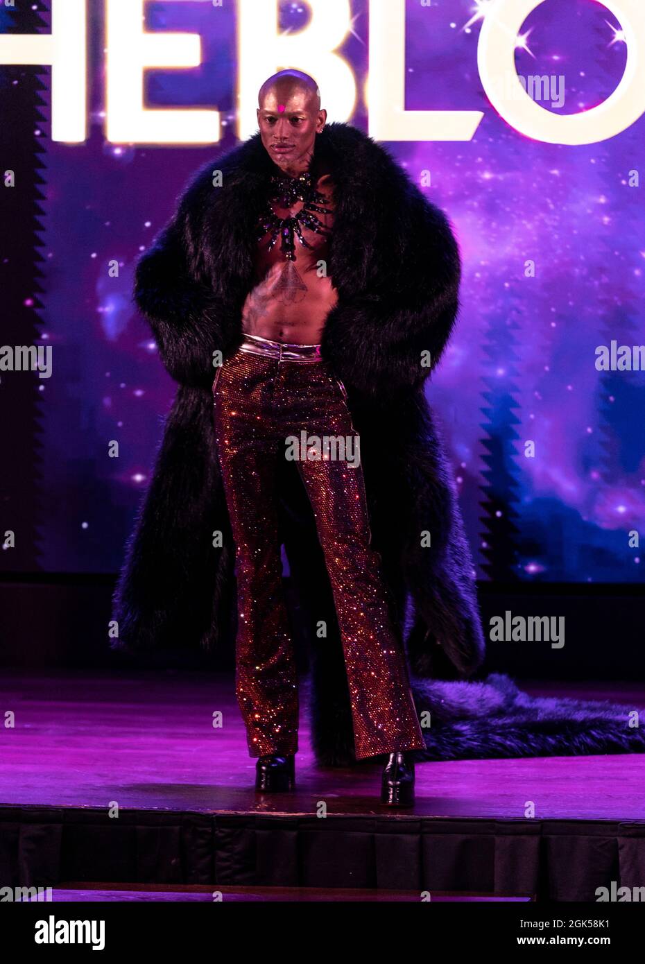 New York, NY September 12, 2021 Model walks runway at The Blonds