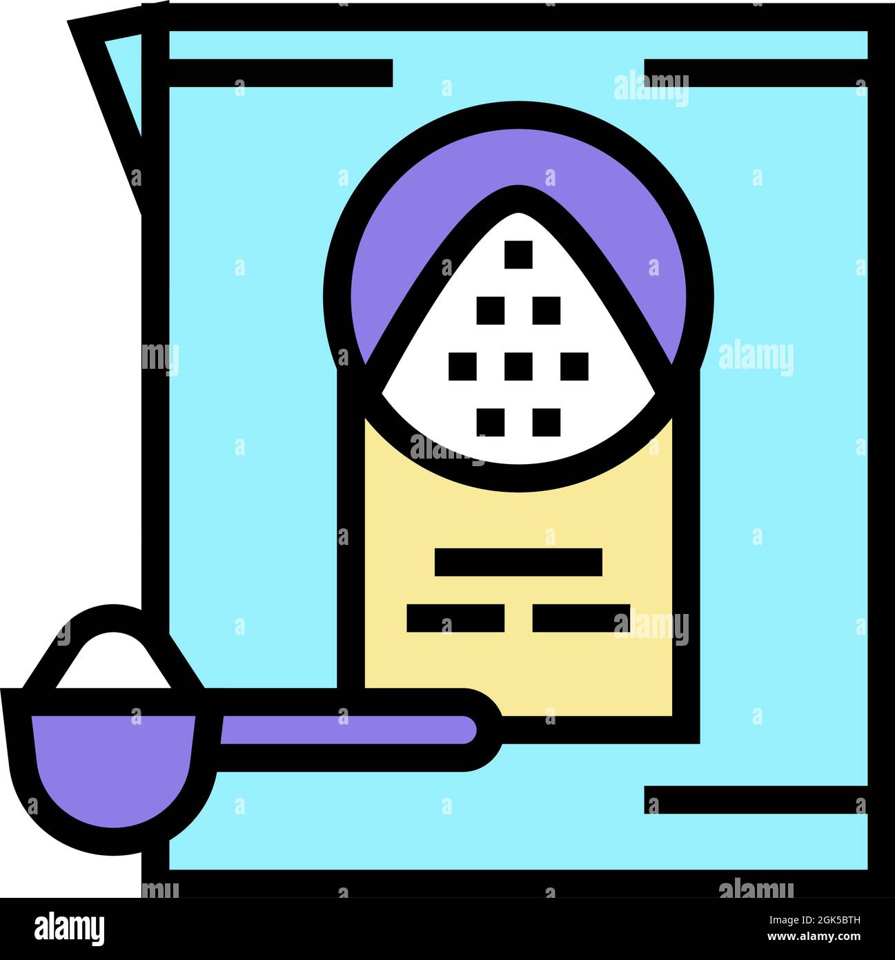 detergent powder color icon vector illustration Stock Vector Image ...