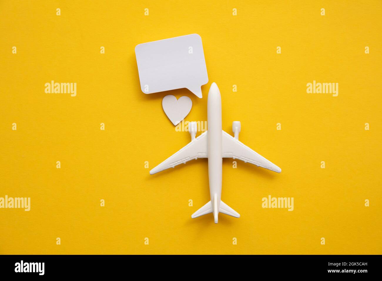 Airplane With A Blank Speech Bubble Flight Feedback And Holiday airplane-with-a-blank-speech-bubble-flight-feedback-and-holiday