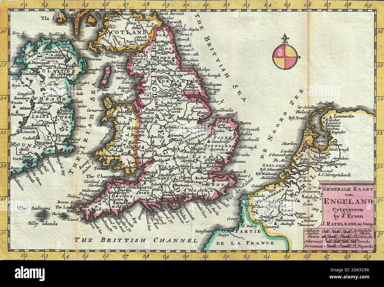 1700s map england hires stock photography and images Alamy