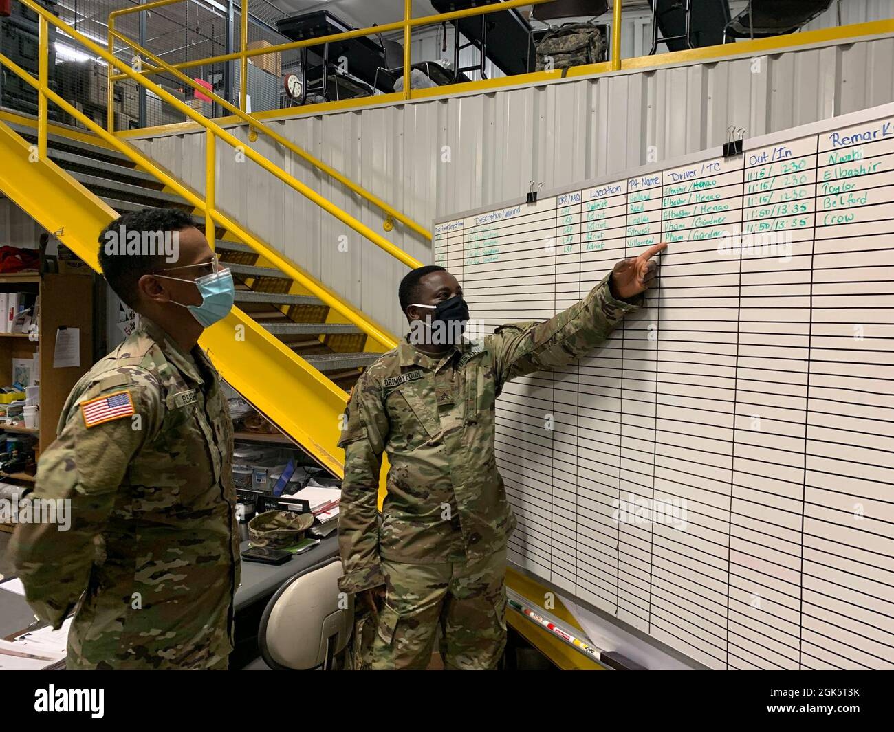 U.S. Army Reserve Soldiers, Sgt. Johnson Orimoyegun from the 