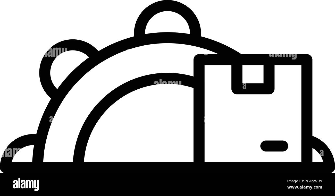 Production flow icon outline vector. Logistic system. Product workflow ...