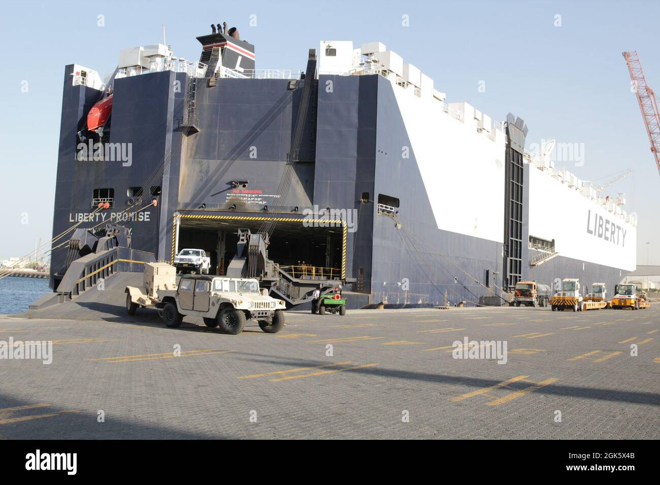 Liberty Promise charter vessel delivers mission critical cargo while at