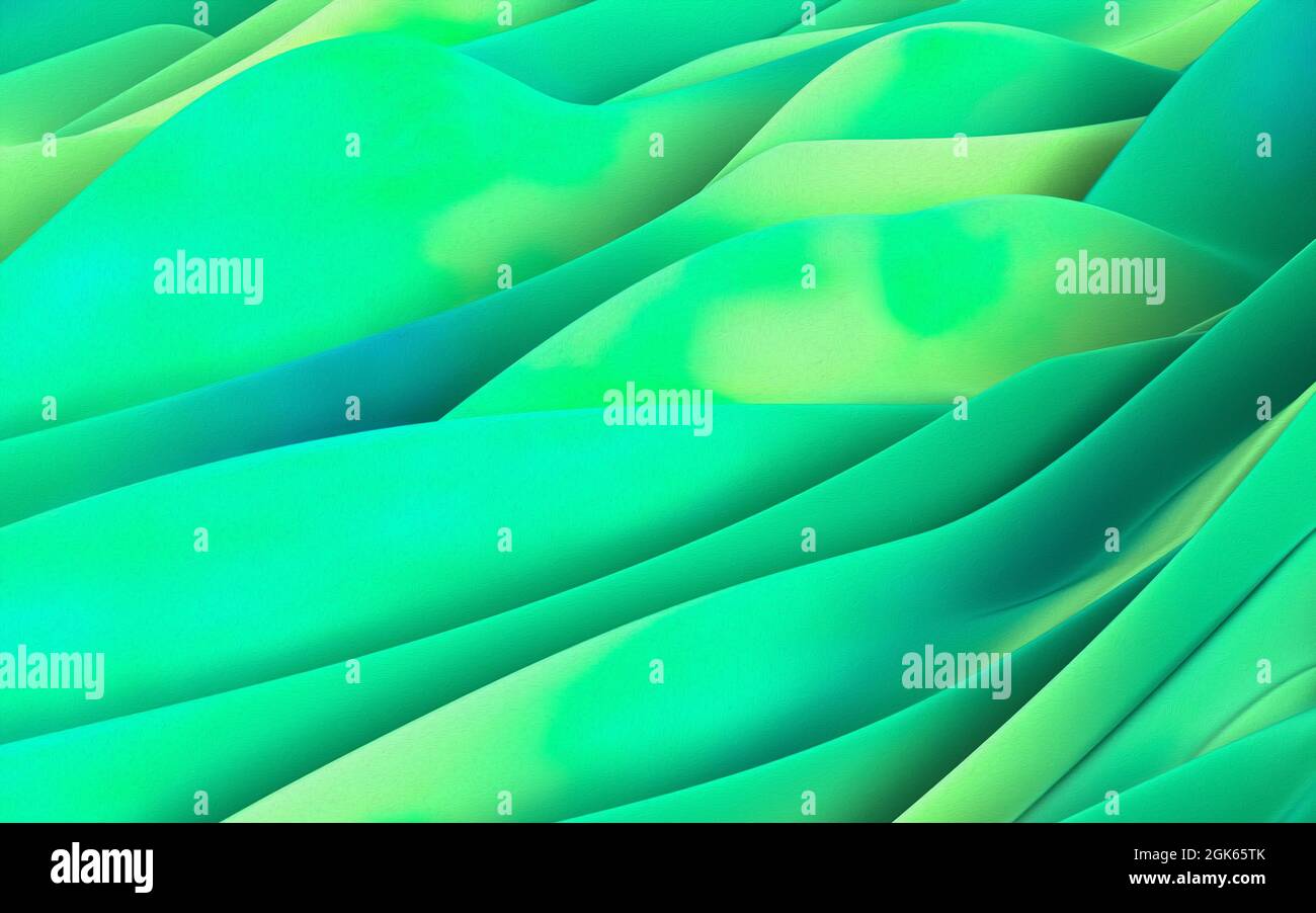 3d Illustration glossy and shiny plastic abstract background.  Abstract Background Element. Stock Photo