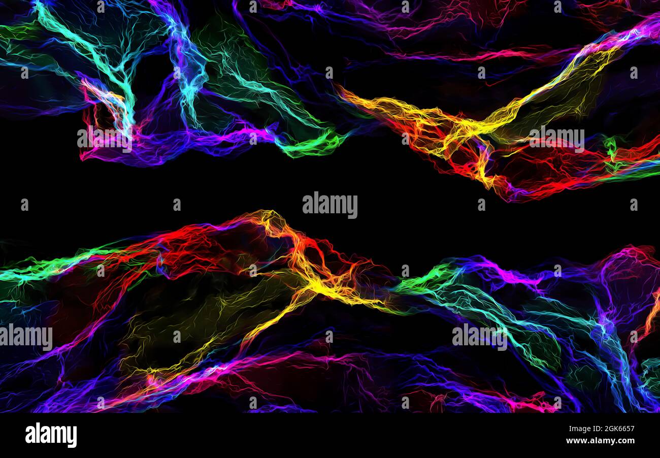 Abstract illustration high definition Nebula and galaxies in space. Astronomy concept background. Stock Photo