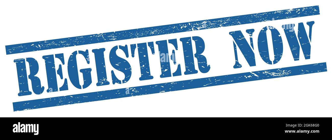 Register now stamp sign seal hi-res stock photography and images - Alamy