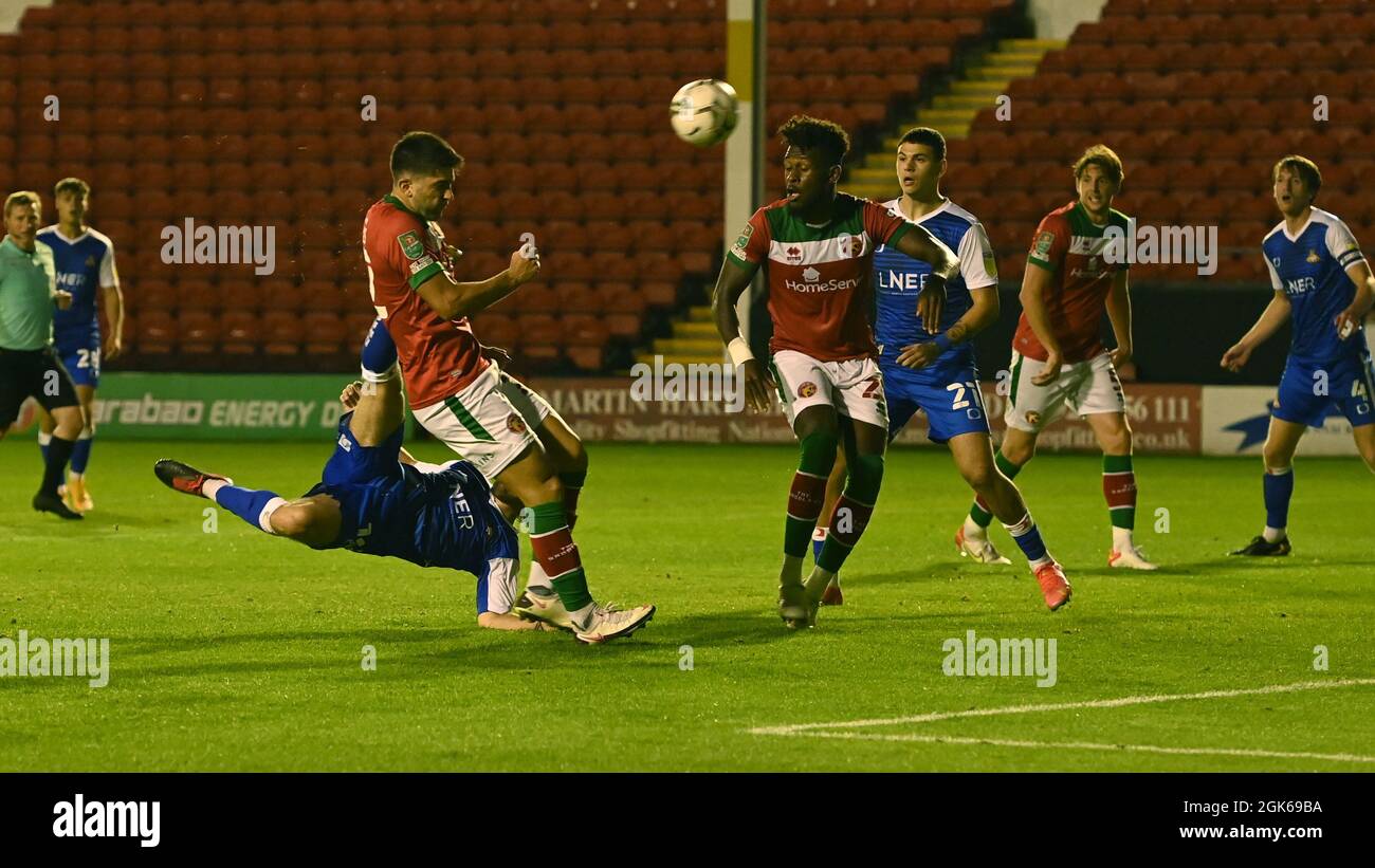 Picture Howard Roe/AHPIX LTD, Football, Carabao Cup;Round 1Walsall v Doncaster Rovers,; Bescot Stadium,Walsall, UK,10/08/2021, K.O 7.45pm Doncaster's Stock Photo