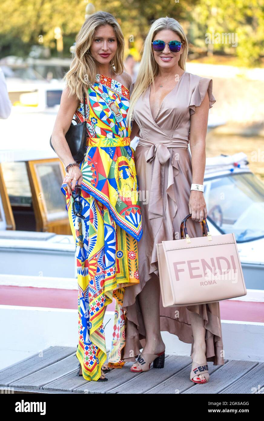Maja Malnar with Hofit Golan at the Excelsior Hotel for the 78th Venice