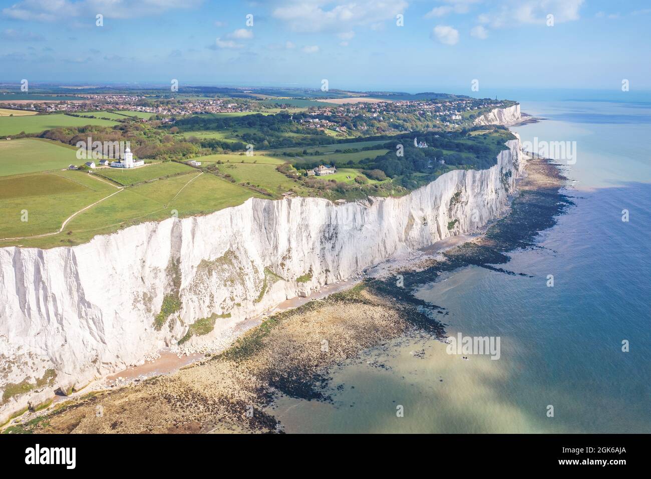 White cliffs of dover aerial hires stock photography and images Alamy