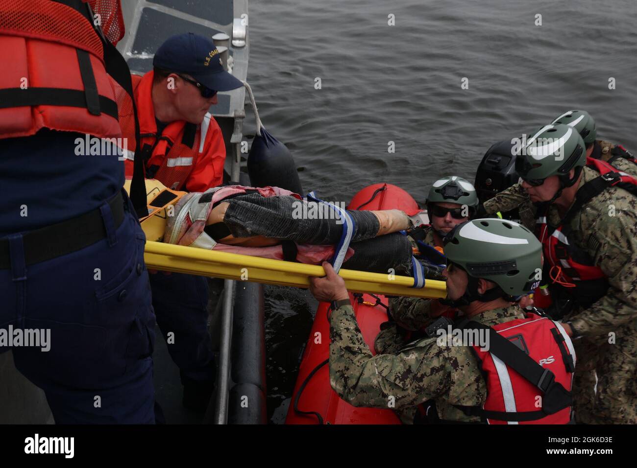 California State Guard service members with Maritime Littoral Command 2