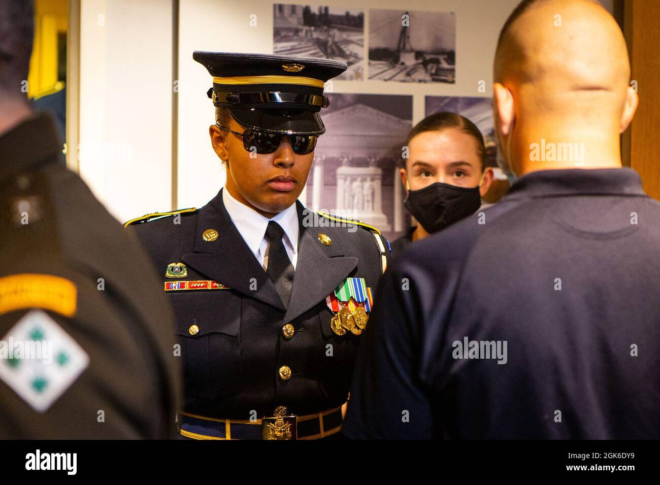 One of the Sentinel Guards at the Tomb of the Unknown Soldier at the ...