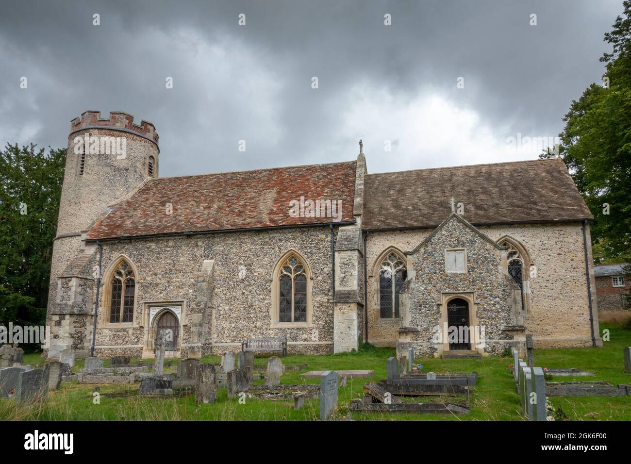 St Mary's, Bartlow, Cambridgeshire, UK Stock Photo - Alamy