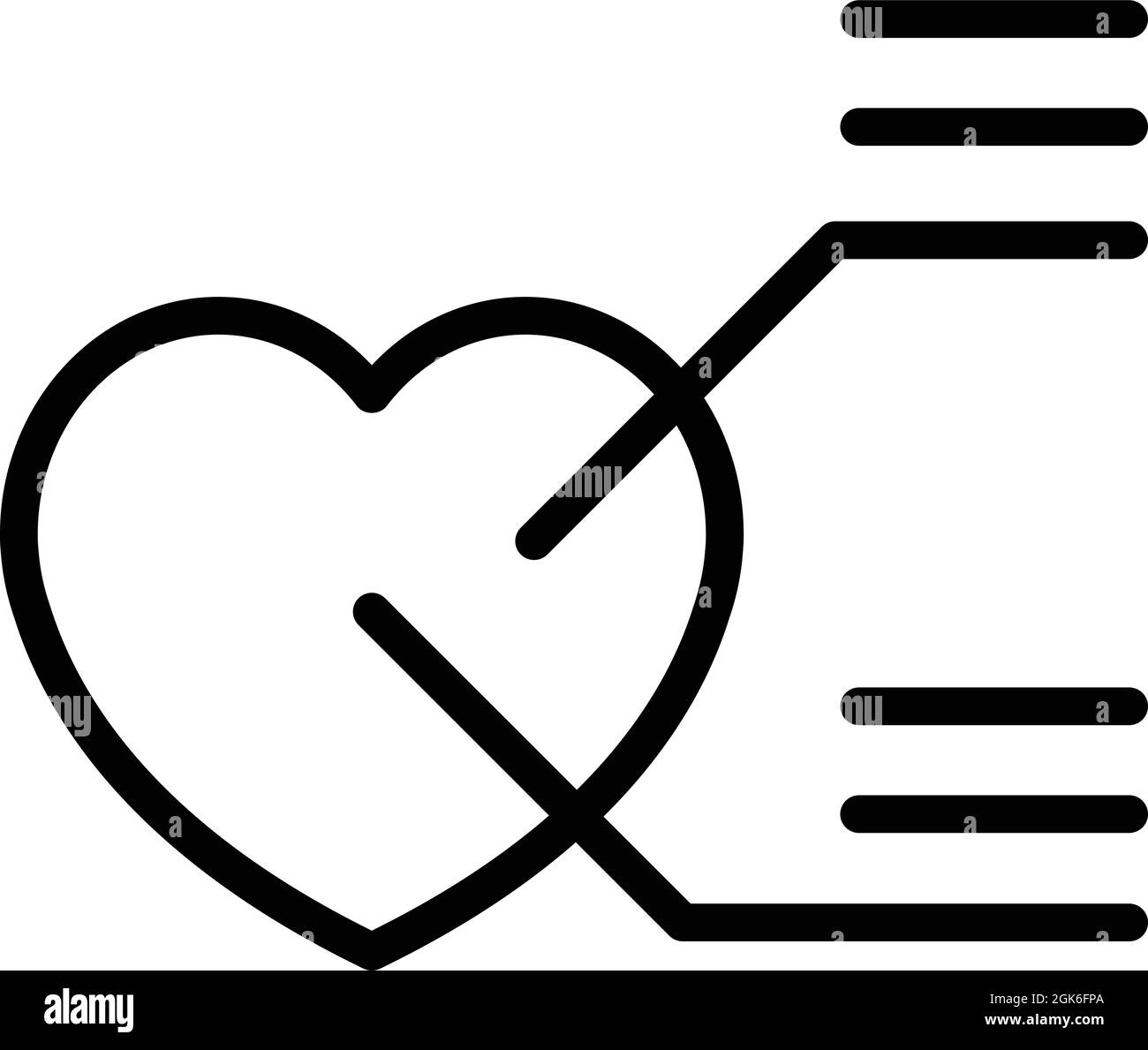 Heart health icon outline vector. Medical care. Patient heartbeat Stock ...