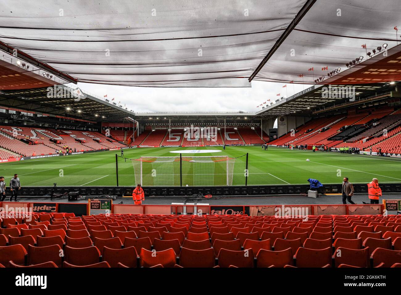 Picture: John Hobson/AHPIX LTD, Football, Sky Bet Championship, Sheffield United v Huddersfield Town, Bramall Lane, Sheffield, UK, 21/08/21, 3pmHoward Stock Photo