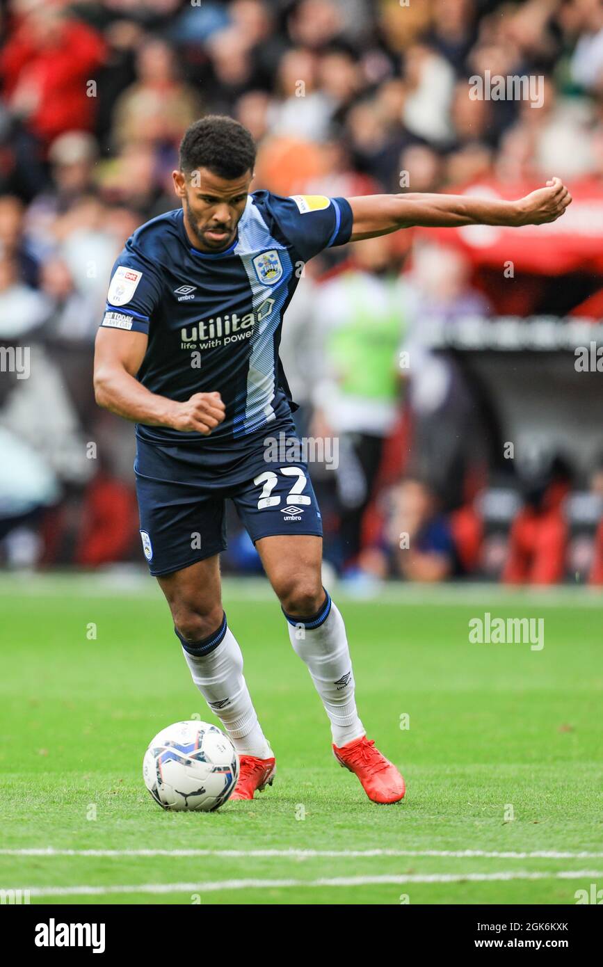 Picture: John Hobson/AHPIX LTD, Football, Sky Bet Championship, Sheffield United v Huddersfield Town, Bramall Lane, Sheffield, UK, 21/08/21, 3pmHoward Stock Photo