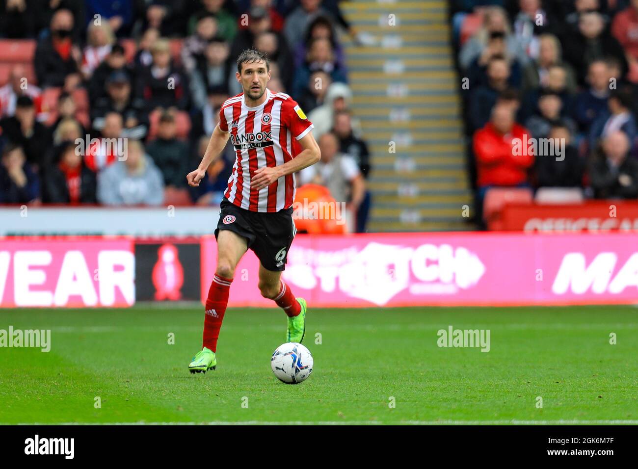 Picture: John Hobson/AHPIX LTD, Football, Sky Bet Championship, Sheffield United v Huddersfield Town, Bramall Lane, Sheffield, UK, 21/08/21, 3pmHoward Stock Photo