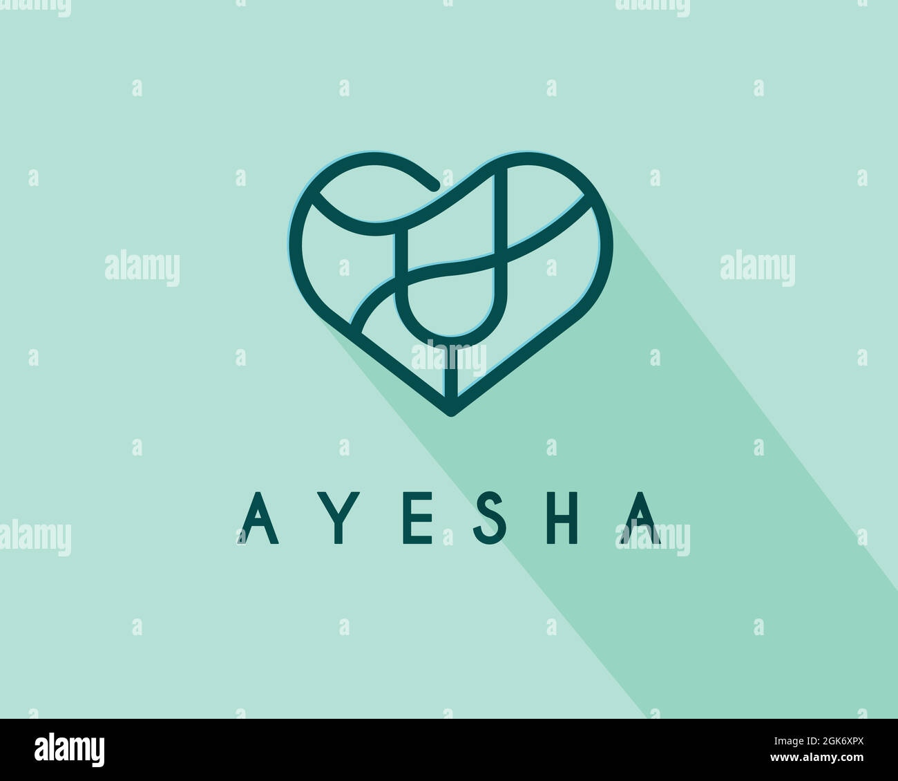 logo name Ayesha usable logo design for private logo, business ...