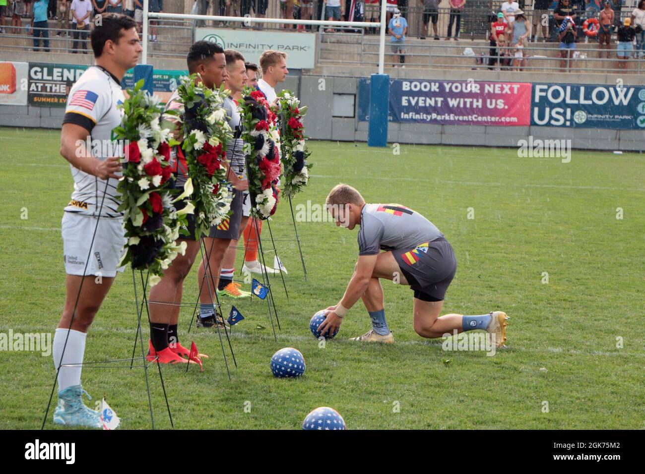 Team members from each Service branch take part in the annual Fallen ...