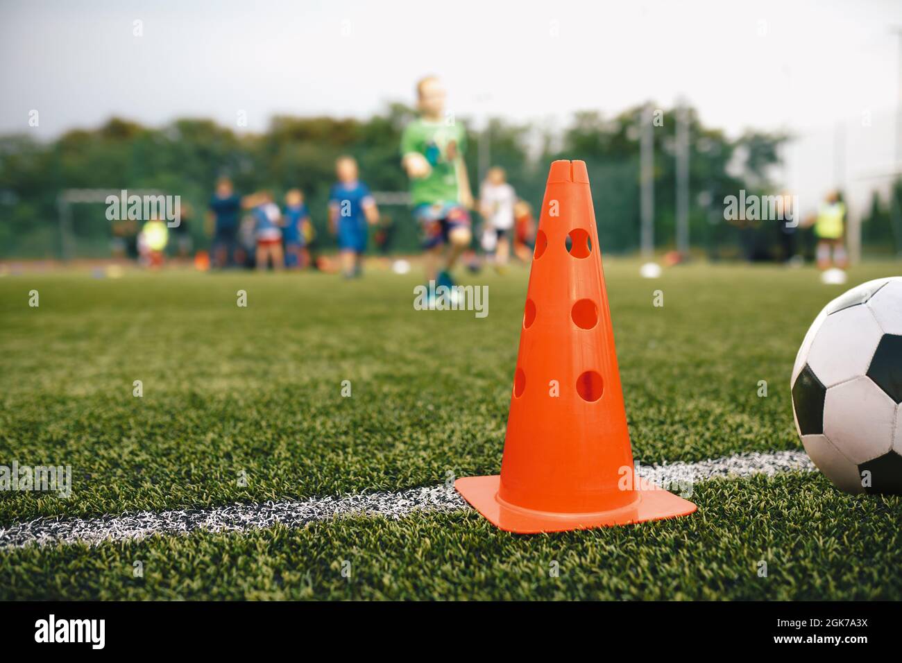 Football training cones hi-res stock photography and images - Page 2 - Alamy