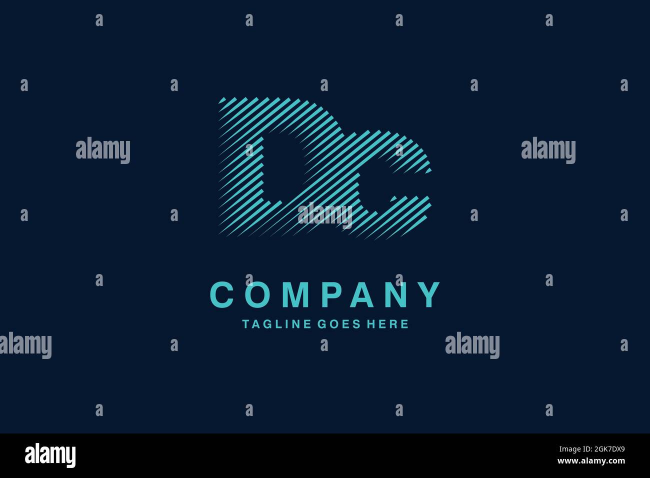 Ill technology logo Stock Vector Images Alamy