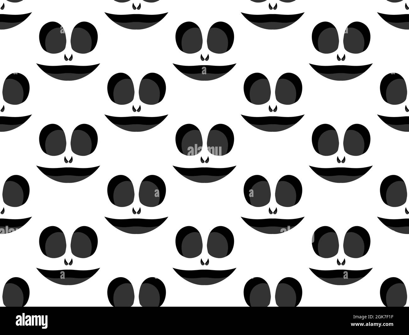 Scary face ghost on dark background Royalty Free Vector