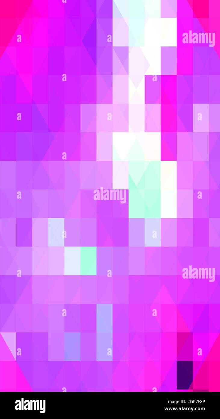 Abstract vivid geometric triangles architectural background vertical layout Stock Photo
