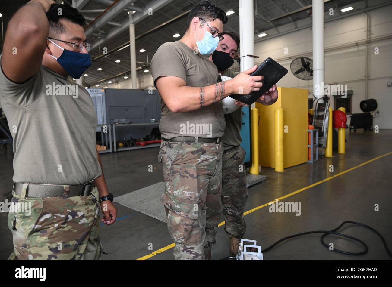 U.S. Air Force aerospace ground equipment (AGE) specialists from the ...