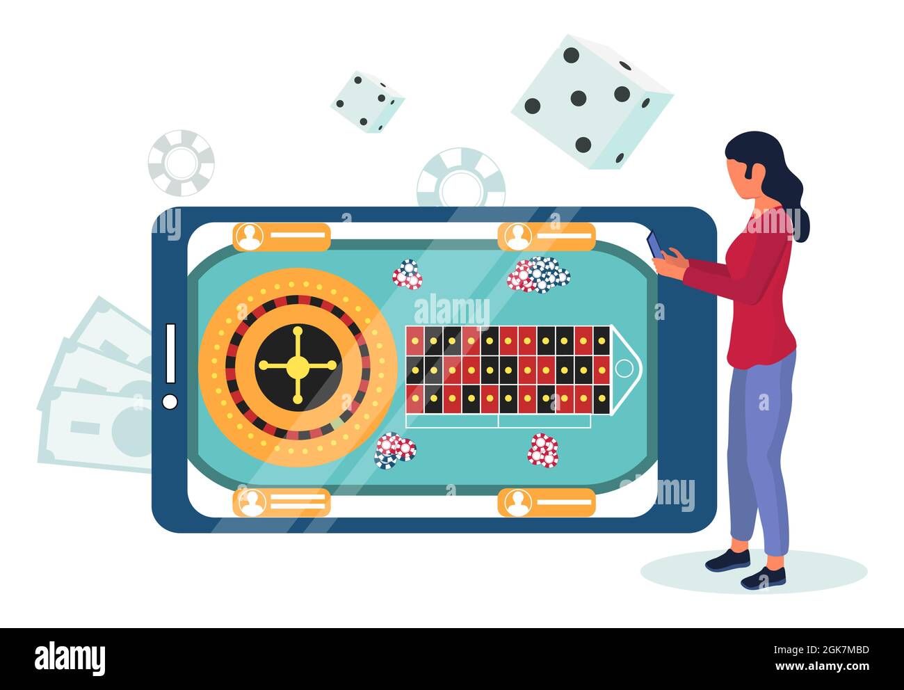 Mobile games apps. Smartphone game, online gaming industry vector  illustration Stock Vector Image & Art - Alamy