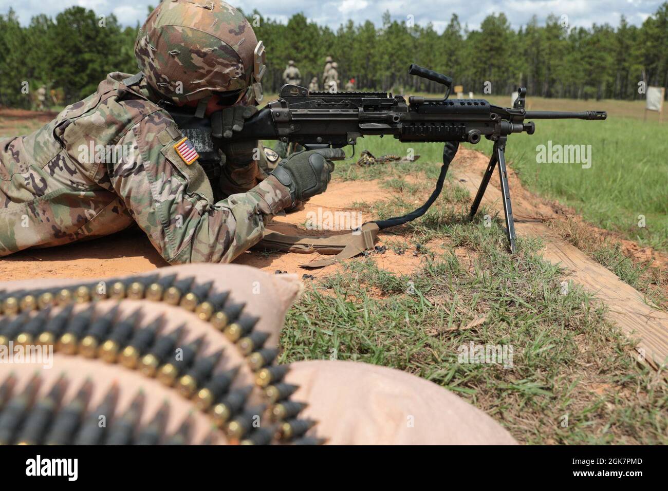 M249 squad automatic weapon light machine gun hires stock photography
