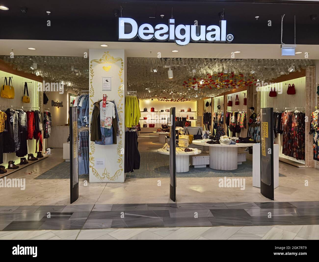 Berlin, Germany - September 1, 2021: Shop window of a store in the ...