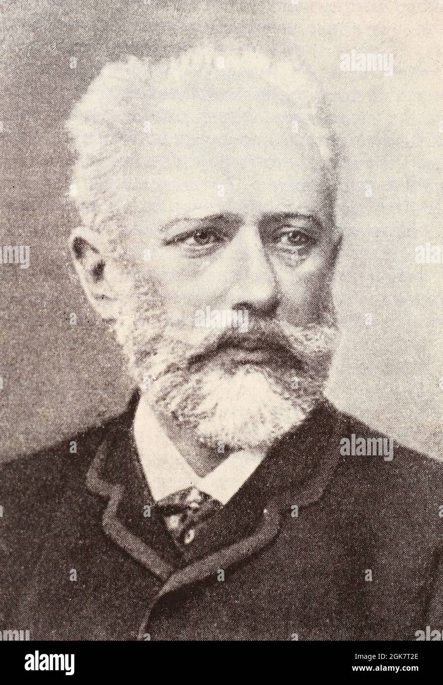 Pyotr Ilyich Tchaikovsky in 1888. Stock Photo