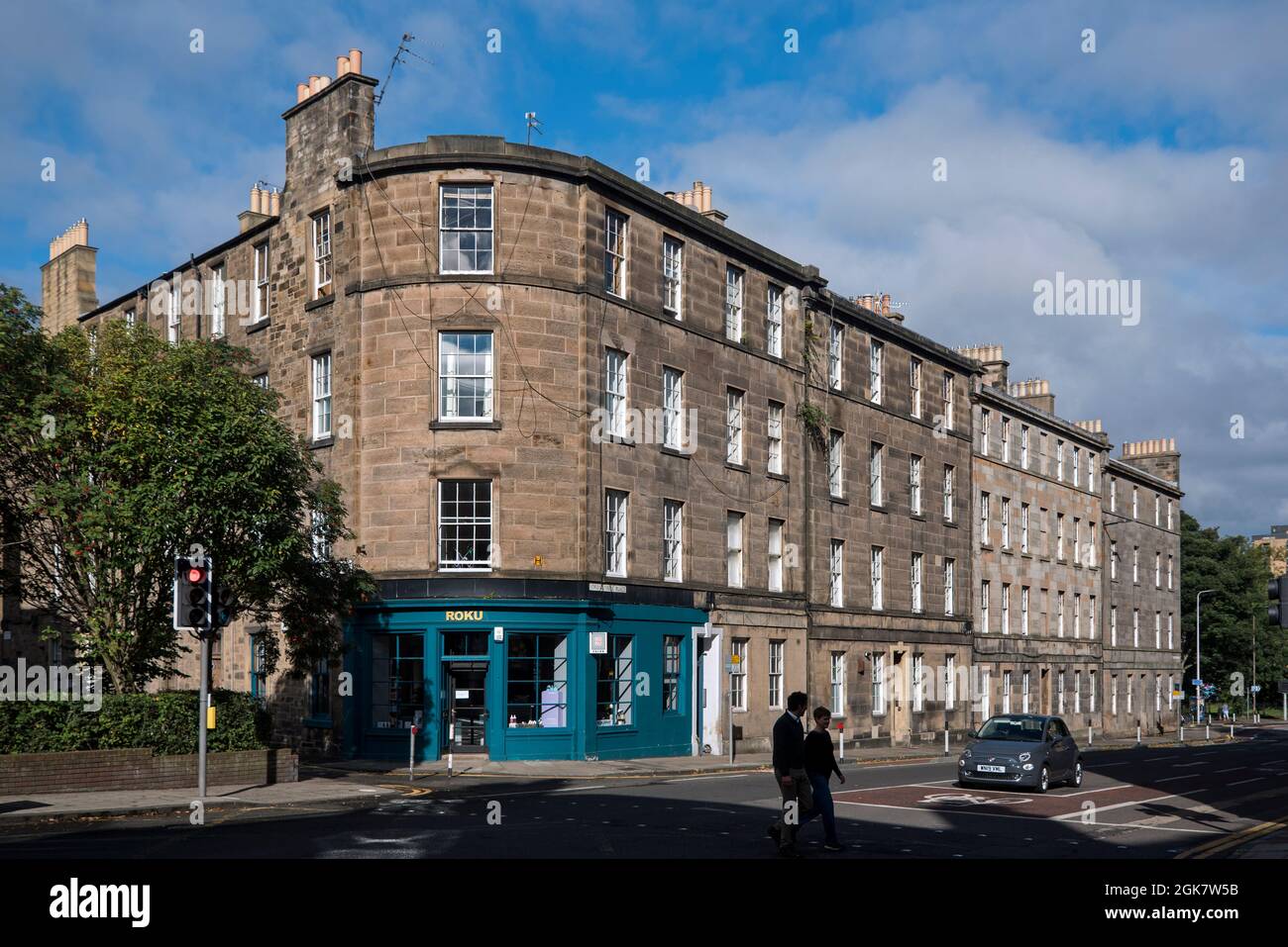 Lord Russell Place, Newington, Edinburgh, Scotland, UK. Stock Photo