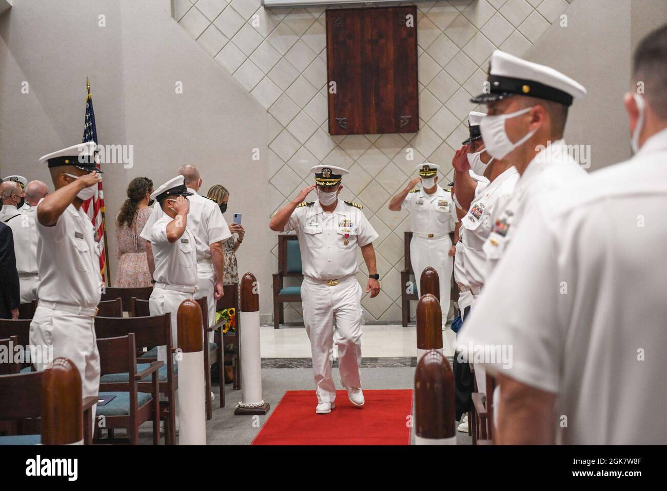 Captain Gustavo Vergara departs Forward Deployed Regional Maintenance ...
