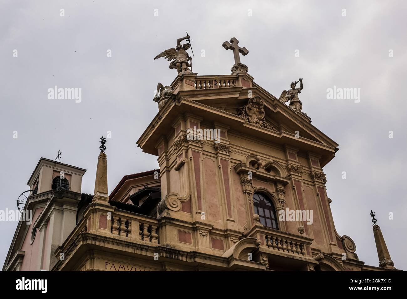 Saint Andrea Church In Brunate, Como Stock Photo