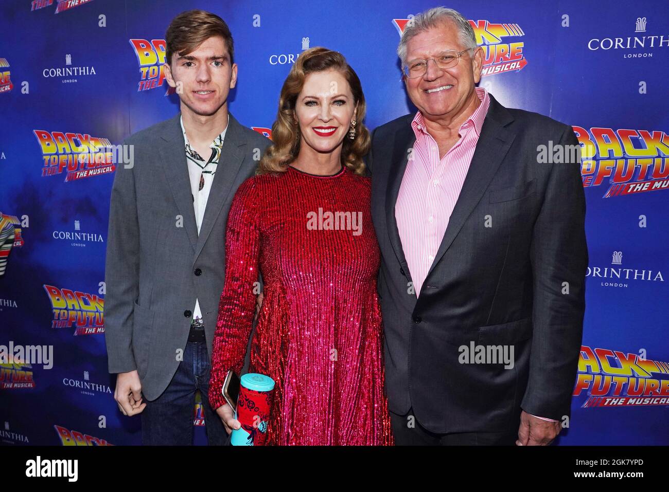 Robert Zemeckis and Leslie Harter Zemeckis arrive for the Back To The