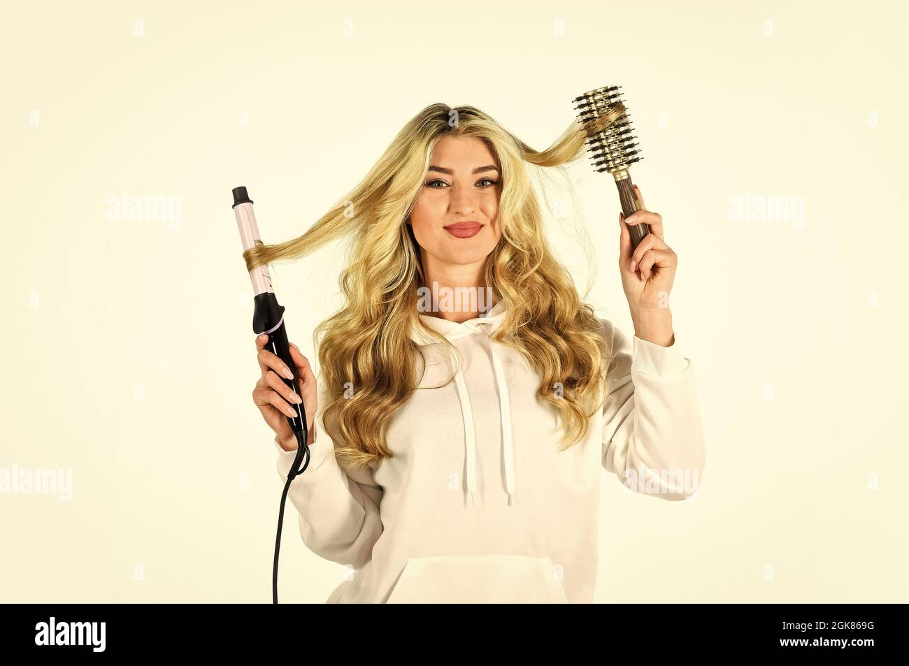 Using different wrapping techniques. Choose right type curling iron for your needs. Create
