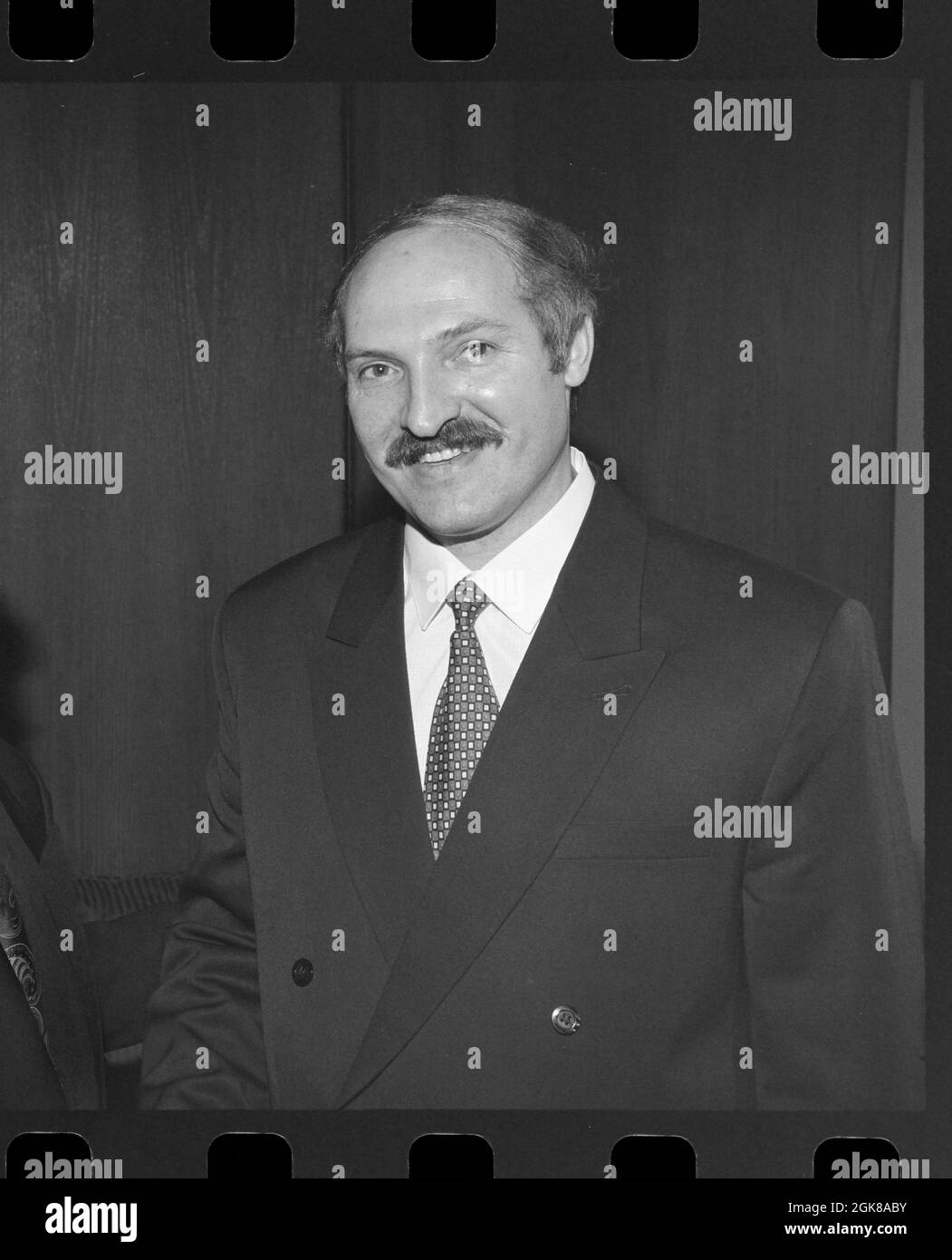 Alexander Lukashenko President of Belarus, 'Europe's last dictator' October 26, 1995. Stock Photo