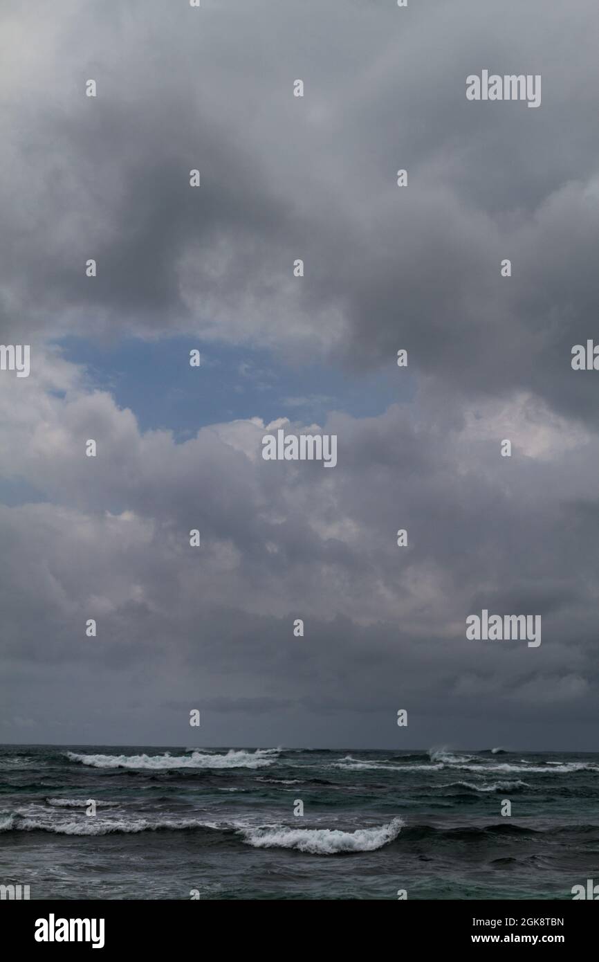 Cloudy sky at a sea Stock Photo - Alamy