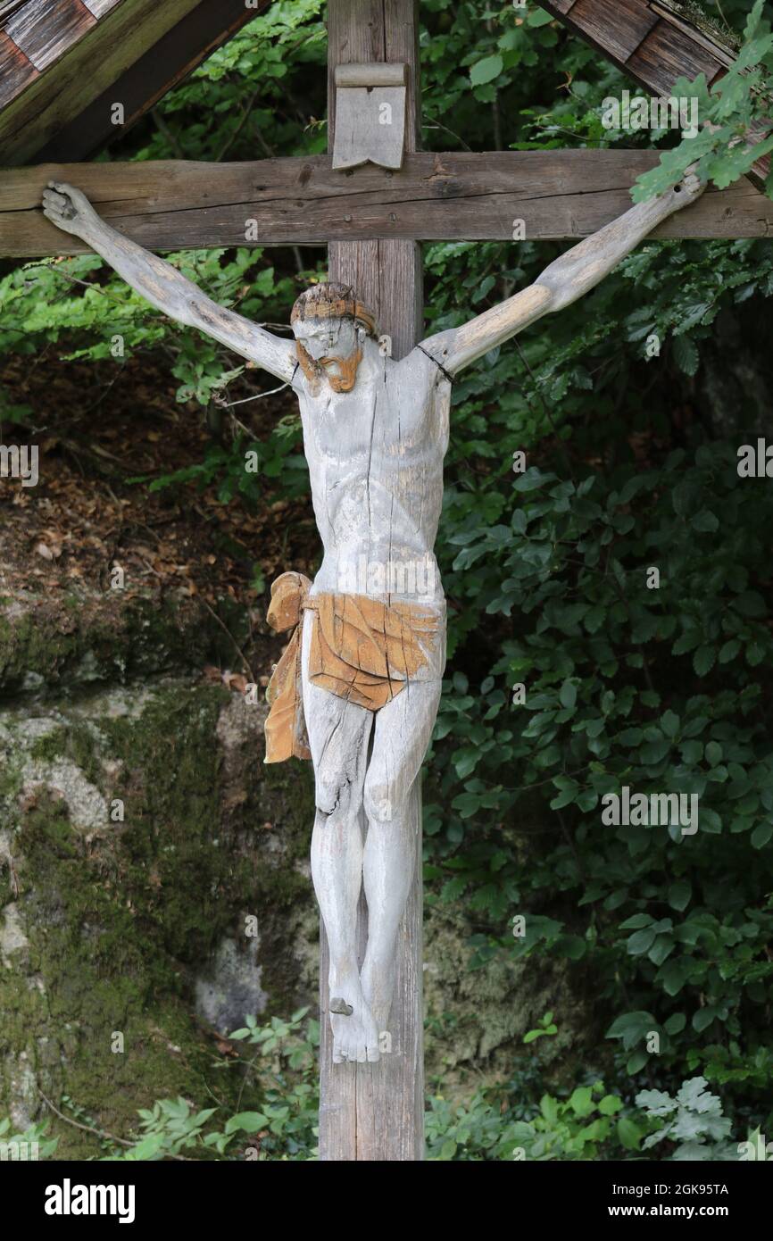Jesus hanging on the cross hi-res stock photography and images - Alamy