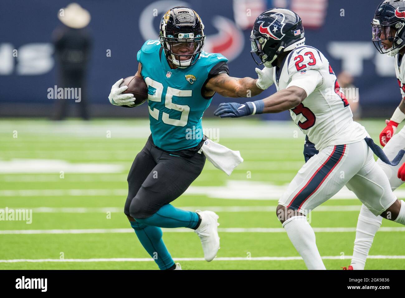 HOUSTON, TX - SEPTEMBER 12: Jacksonville Jaguars defensive back