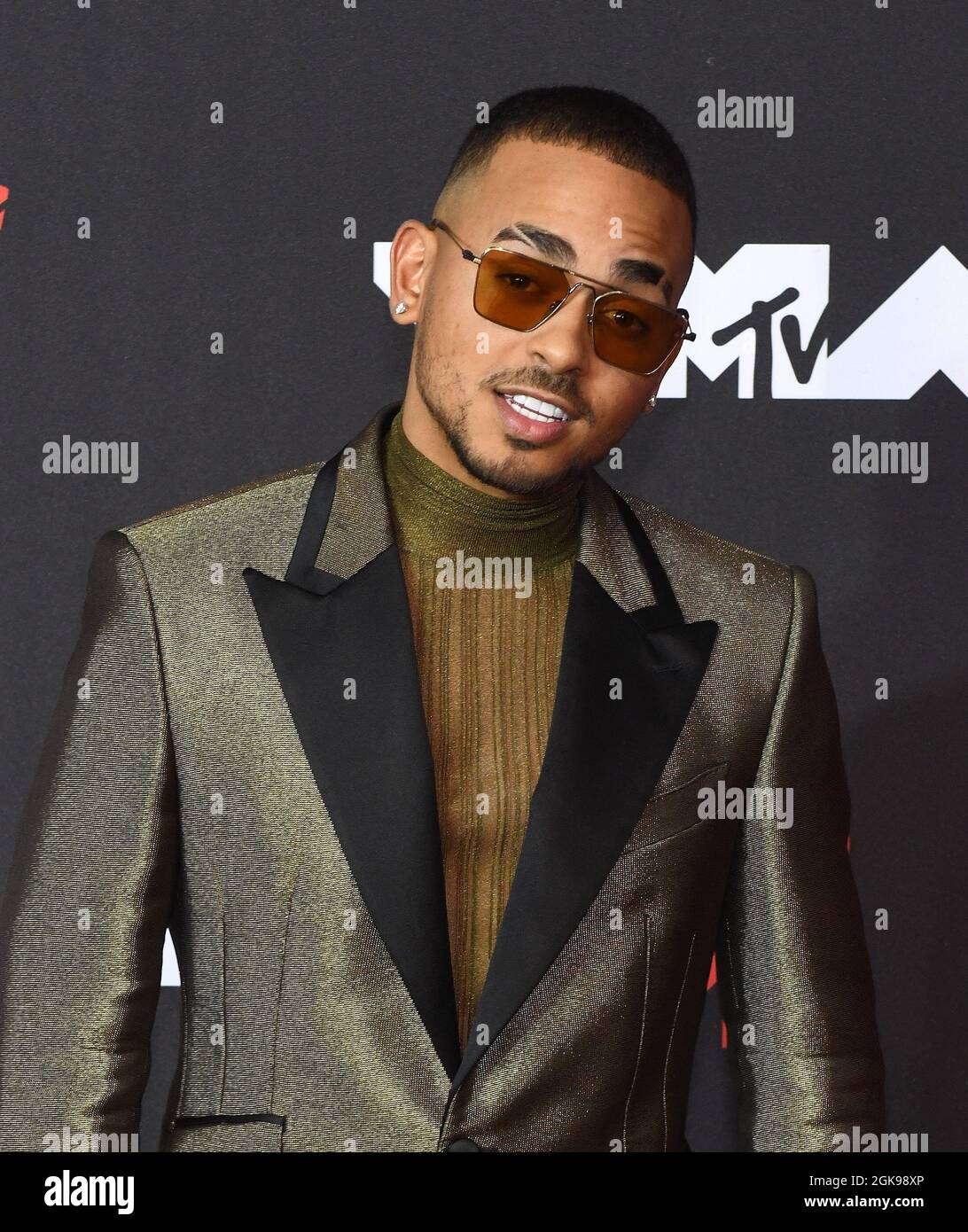  New York, USA. 12th Sep, 2021. Ozuna attends the 2021 MTV Video Music Illustration 
