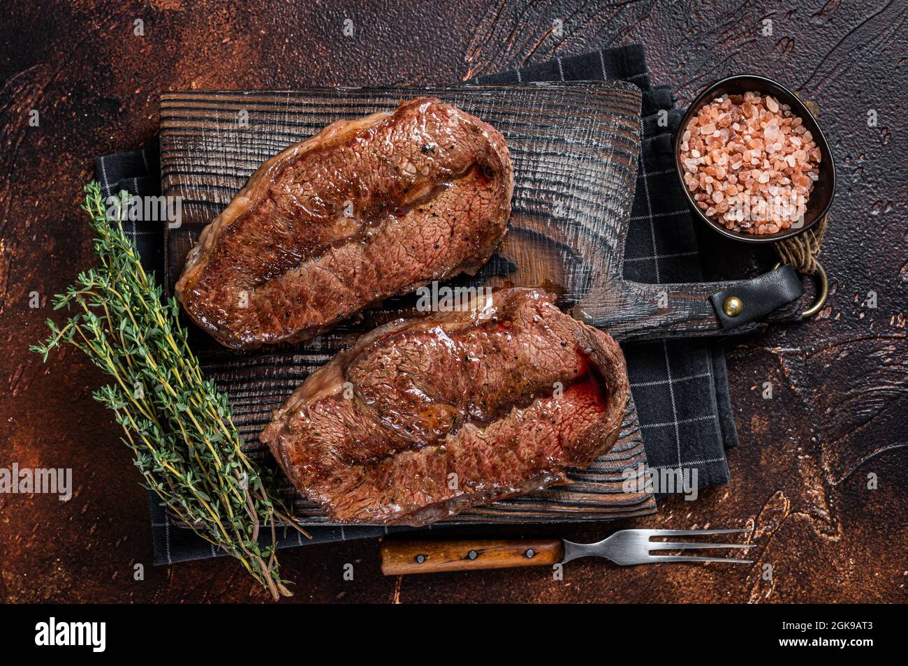 BBQ roasted Shoulder Top Blade cut or Australia wagyu oyster blade beef